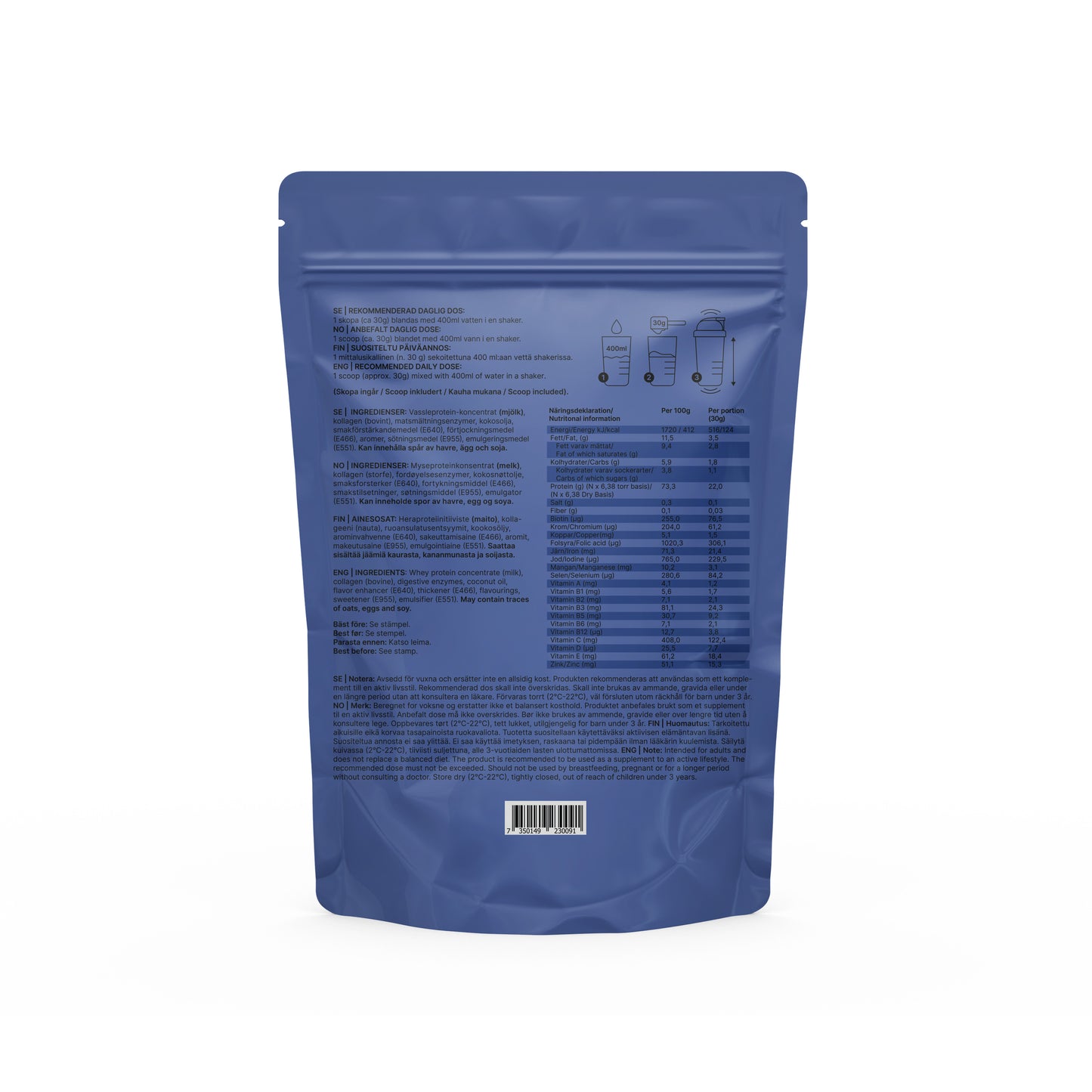 Anew Protein Blueberry & Vanilla Shake